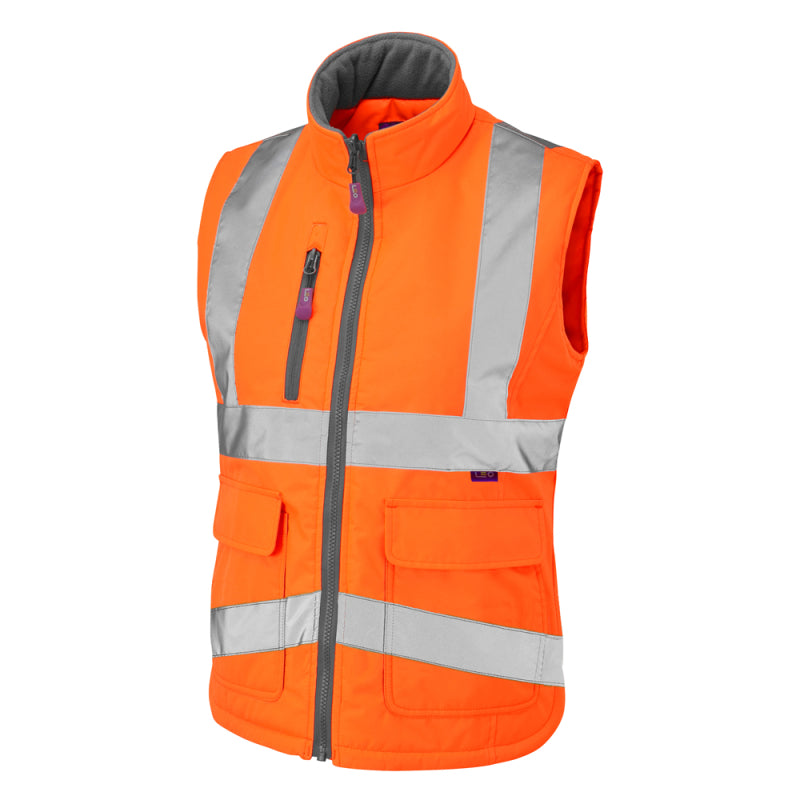 Leo SANDYMERE EcoViz High Vis Womens Bodywarmer