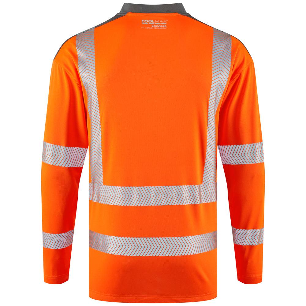 Leo WATERMOUTH EcoViz COOLMAX High Vis Sleeved T-Shirt