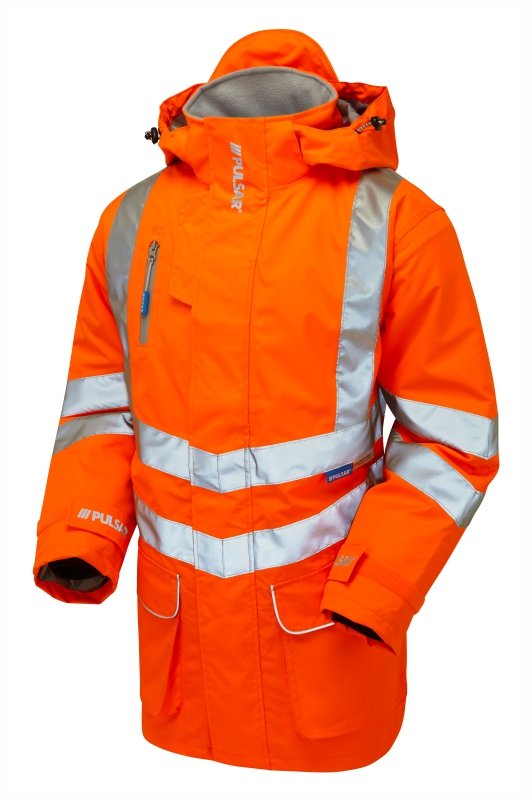 PULSAR® PR499 High Vis Mesh Lined Storm Coat