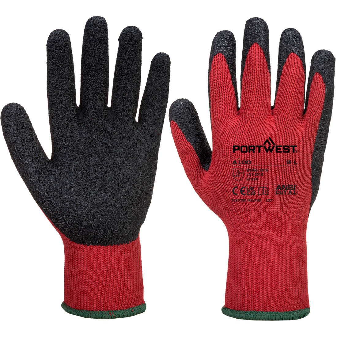 Portwest A100 - Grip 10 Latex Glove