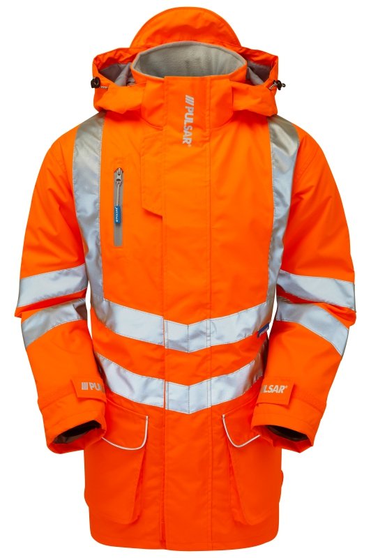 PULSAR® PR499 High Vis Mesh Lined Storm Coat
